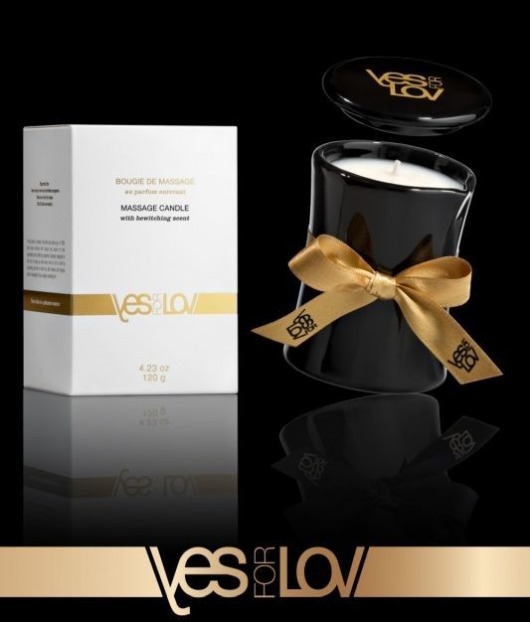 Массажная аромасвеча BEWITCHING MASSAGE CANDLE - 120 мл. - YESforLOV - купить с доставкой в Рубцовске