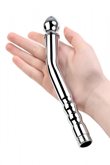 Металлический анальный душ с тремя насадками - ToyFa - купить с доставкой в Рубцовске