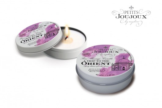 Массажная свеча Petits Joujoux Orient с ароматом граната и белого перца - 33 гр. - MyStim - купить с доставкой в Рубцовске