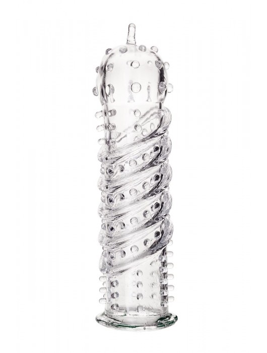 Прозрачная насадка на пенис TOYFA A-Toys - 15,5 см. - A-toys - в Рубцовске купить с доставкой