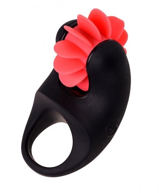 Чёрно-красное эрекционное виброкольцо Erotist - Erotist Adult Toys - в Рубцовске купить с доставкой