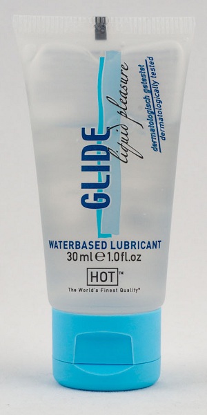 Интимная смазка на водной основе Glide - 30 мл. - HOT - купить с доставкой в Рубцовске