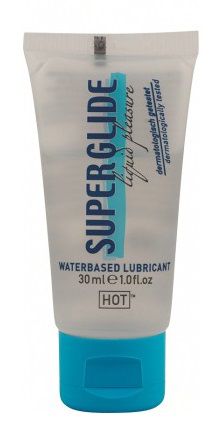 Гель-смазка на водной основе для чувствительной кожи Superglide - 30 мл. - HOT - купить с доставкой в Рубцовске
