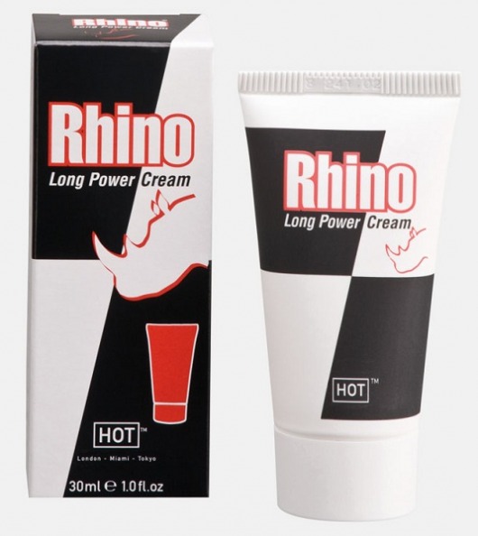 Крем-пролонгатор для мужчин Rhino - 30 мл. - HOT - купить с доставкой в Рубцовске