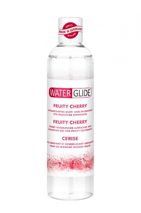 Лубрикант на водной основе с ароматом вишни FRUITY CHERRY - 300 мл. - Waterglide - купить с доставкой в Рубцовске