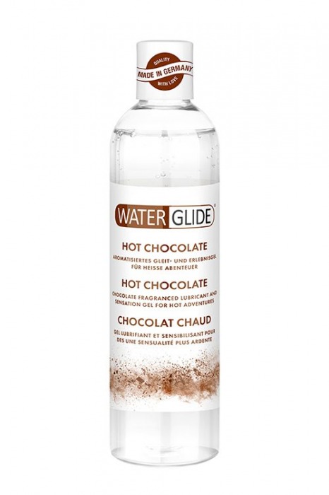Лубрикант на водной основе с ароматом шоколада HOT CHOCOLATE - 300 мл. - Waterglide - купить с доставкой в Рубцовске
