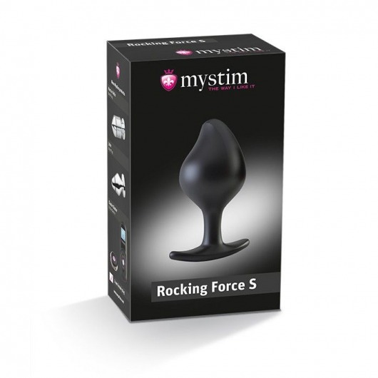 Анальная пробка Rocking Force S для электростимуляции - 9,5 см. - MyStim - купить с доставкой в Рубцовске
