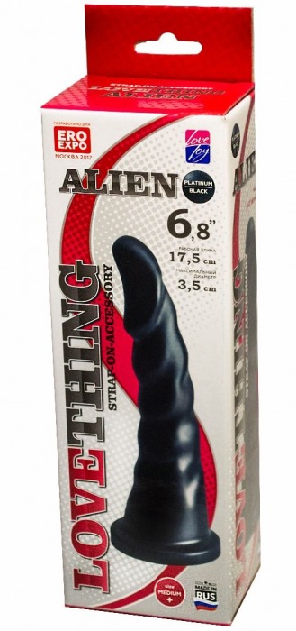 Насадка для трусиков харнесс Alien - 17,5 см. - LOVETOY (А-Полимер) - купить с доставкой в Рубцовске
