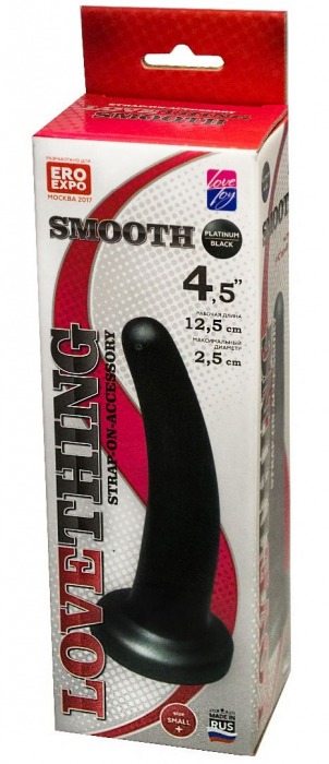 Анальная насадка Smooth - 12,5 см. - LOVETOY (А-Полимер) - купить с доставкой в Рубцовске