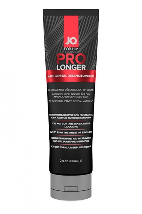 Гель-пролонгатор умеренного действия для мужчин JO Prolonger Gel – 60 мл. - System JO - купить с доставкой в Рубцовске
