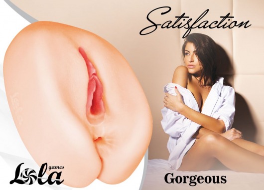 Мастурбатор с 2 тоннелями Satisfaction Gorgeous - Lola Games - в Рубцовске купить с доставкой