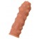 Телесная реалистичная насадка KOKOS Extreme Sleeve 11 с дополнительной стимуляцией - 12,7 см. - KOKOS - в Рубцовске купить с доставкой