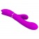 Лиловый вибратор-кролик с подвижной клиторальной щеточкой Clitoris Vibrator - 20,8 см. - Baile купить в Рубцовске с доставкой в Orgasmix.ru Лиловый вибратор-кролик с подвижной клиторальной щеточкой Clitoris Vibrator - 20,8 см. - Baile