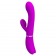 Лиловый вибратор-кролик с подвижной клиторальной щеточкой Clitoris Vibrator - 20,8 см. - Baile купить в Рубцовске с доставкой в Orgasmix.ru Лиловый вибратор-кролик с подвижной клиторальной щеточкой Clitoris Vibrator - 20,8 см. - Baile