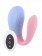 Двухцветный вибростимулятор для пар с пультом ДУ - Свободный ассортимент купить в Рубцовске с доставкой в Orgasmix.ru Двухцветный вибростимулятор для пар с пультом ДУ - Свободный ассортимент