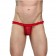Мужские красные трусы-тонги на кружевном поясе - La Blinque купить с доставкой