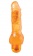 Оранжевый вибратор-реалистик JELLY JOY 7INCH 10 RHYTHMS ORANGE - 17,5 см. - Dream Toys купить в Рубцовске с доставкой в Orgasmix.ru Оранжевый вибратор-реалистик JELLY JOY 7INCH 10 RHYTHMS ORANGE - 17,5 см. - Dream Toys
