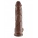 Большой коричневый фаллоимитатор с мошонкой 10 Cock with Balls на присоске - 25,4 см. - Pipedream купить с доставкой в интернет-магазине Orgasmix в Рубцовске Большой коричневый фаллоимитатор с мошонкой 10 Cock with Balls на присоске - 25,4 см. - Pipedream